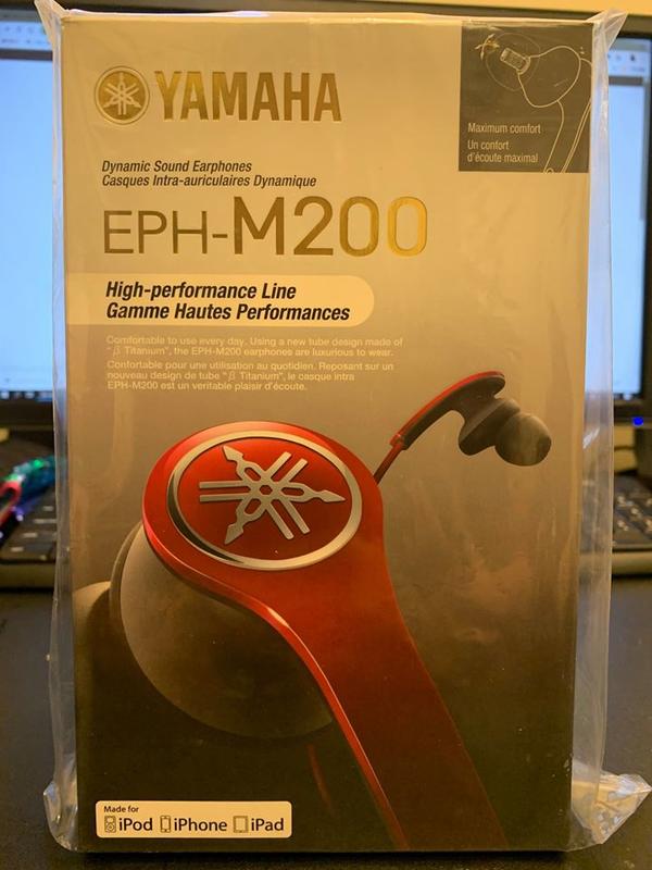 YAMAHA EPH-M200 世界首創 β鈦金屬聲音導管 耳道式線控耳機