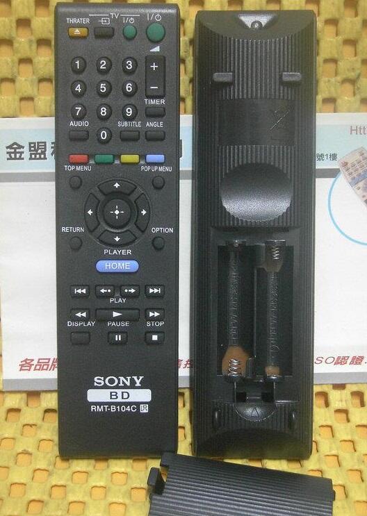SONY 新力 藍光DVD播放機 BDP-BX38 BDP-S185 S370 S770 遙控器 RMT-B104C