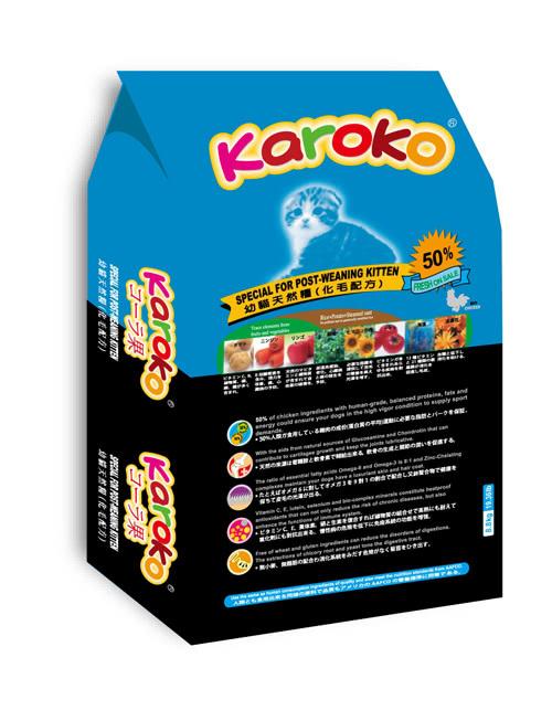 【免運費】KAROKO 渴樂果 樂果 雞+魚幼貓飼料1.2kg (化毛配方) 貓飼料 天然糧飼料