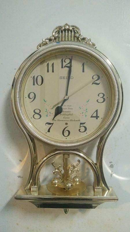 阿寶與老皮 造型 精工 SEIKO 簡約 時鐘 掛鐘 老鐘