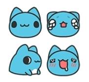 【可7-11、全家繳費】台灣限定表情貼 － 貓貓蟲-咖波 表情貼