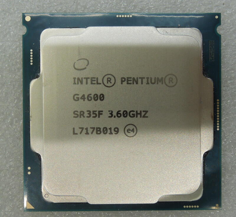 【點點3C】Intel Pentium G4600 3.60GHz CPU/1151-200元-Ro17200