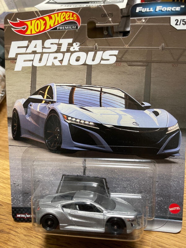 Hot wheels fast & furious 玩命關頭'17 Acura Honda NSX 本田油電超跑