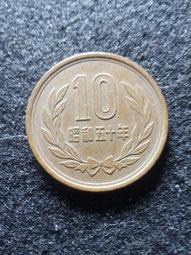 全球郵幣】日本昭和50年絕版幣-保證真品10円銅幣Japan coin Japan coin