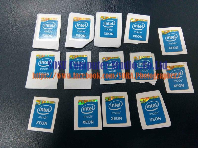 [SOSU電腦工作室]Intel 第四代. xeon 至強 炫銀貼紙 英特爾 (全新)原廠貼紙 CPU貼紙   效能貼紙