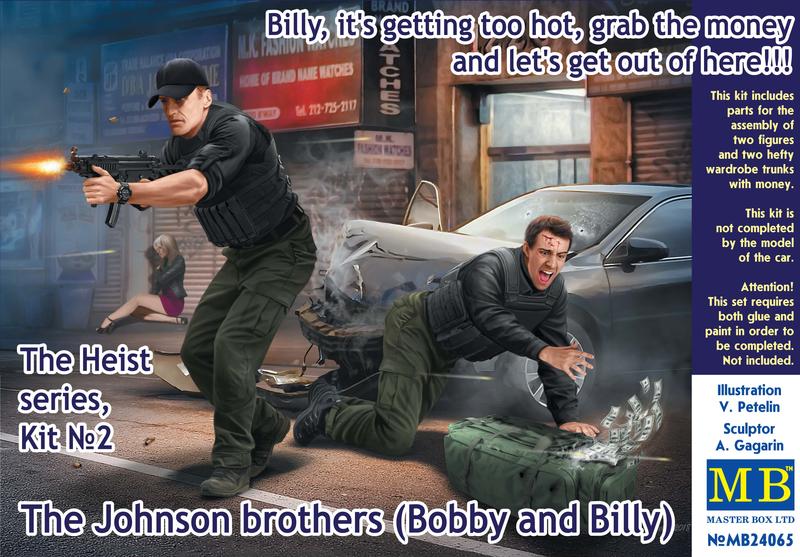 MASTER BOX 1/24 約翰兄弟 Billy拿著錢讓我們快離開這裡！(搶劫系列 Kit.2) (MB24065)