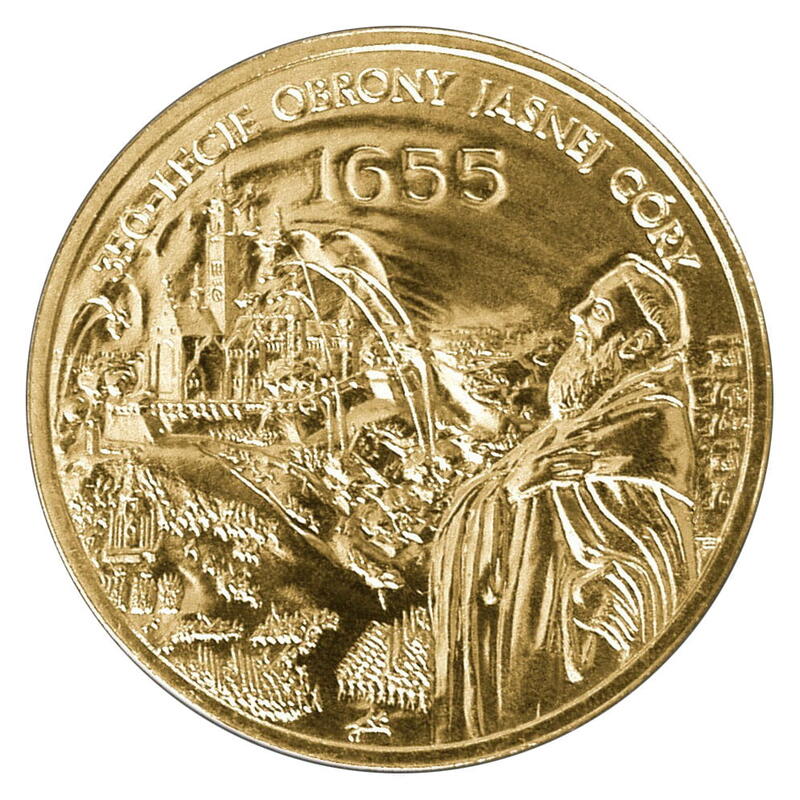 【幣】Poland  波蘭2005年發行 琴斯托霍瓦的雅斯納古拉防衛戰350周年  2zl 紀念幣