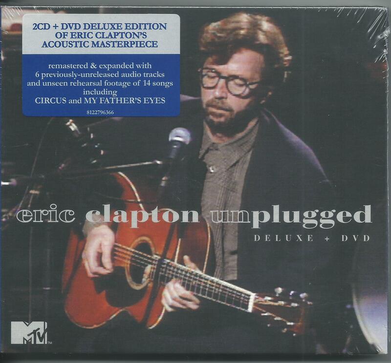 陽光小賣場】吉他之神Eric Clapton艾力克萊普頓《MTV Unplugged》DVD+