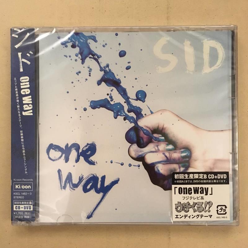現貨 日版 SID ONE WAY [CD+DVD]<初回生產限定盤B>
