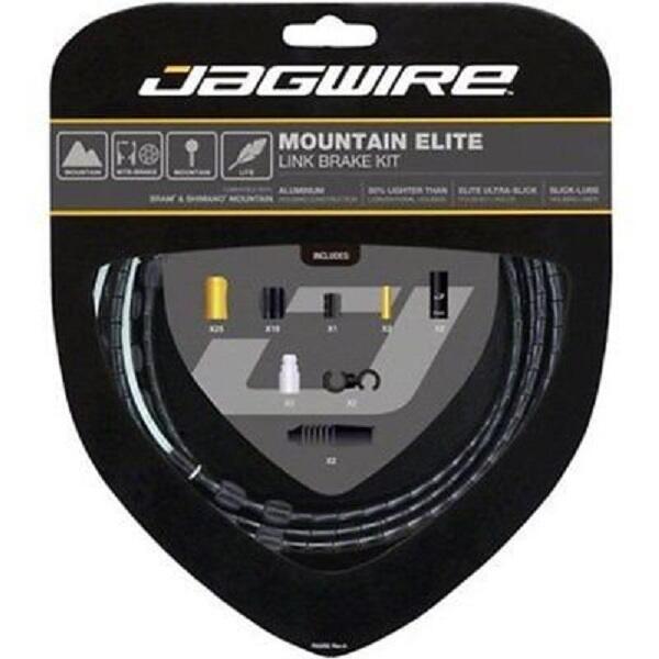 Jagwire MTB Elite MCK700 尊爵款 登山車超輕量節式煞車線組 陽極黑 ALX
