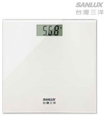 【通訊達人】台灣三洋 SANLUX 數位體重計 SYES-301_白色款/黑色款