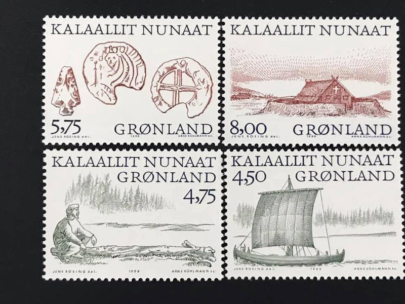 1999 #格陵蘭島 #北極維京人傳統生活 套票4全 150元