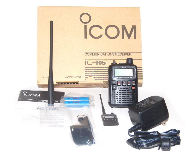 ω無線電娃娃ε~ ICOM IC-R6 日製全新IPX2防水軍規全頻接收機0.1-1310Mhz