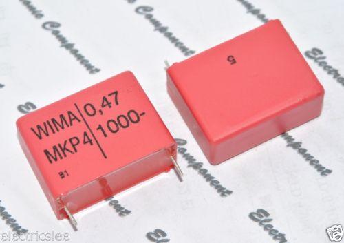 德國WIMA MKP4 0.47uF(470nF) 1000V 5% 腳距:27.5mm 金屬膜電容 1顆1標