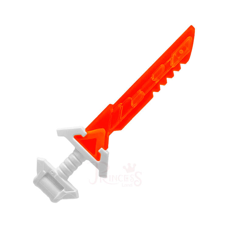 樂高王子 LEGO 71713 旋風忍者 武器 武士刀之鑰 刀 劍 透明螢光橘色 65272pb02 C050