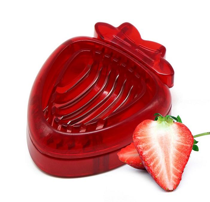 多功能水果分切器 不銹鋼多用草莓切片器 瓜果切割器水果工具