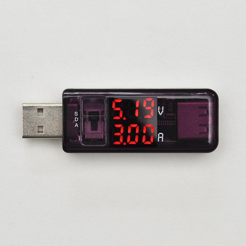 (鳳山戶外3C配件館) LiTONG力童 USB電壓表 電流表 測試儀 檢測儀 日本熱銷哦   可批發