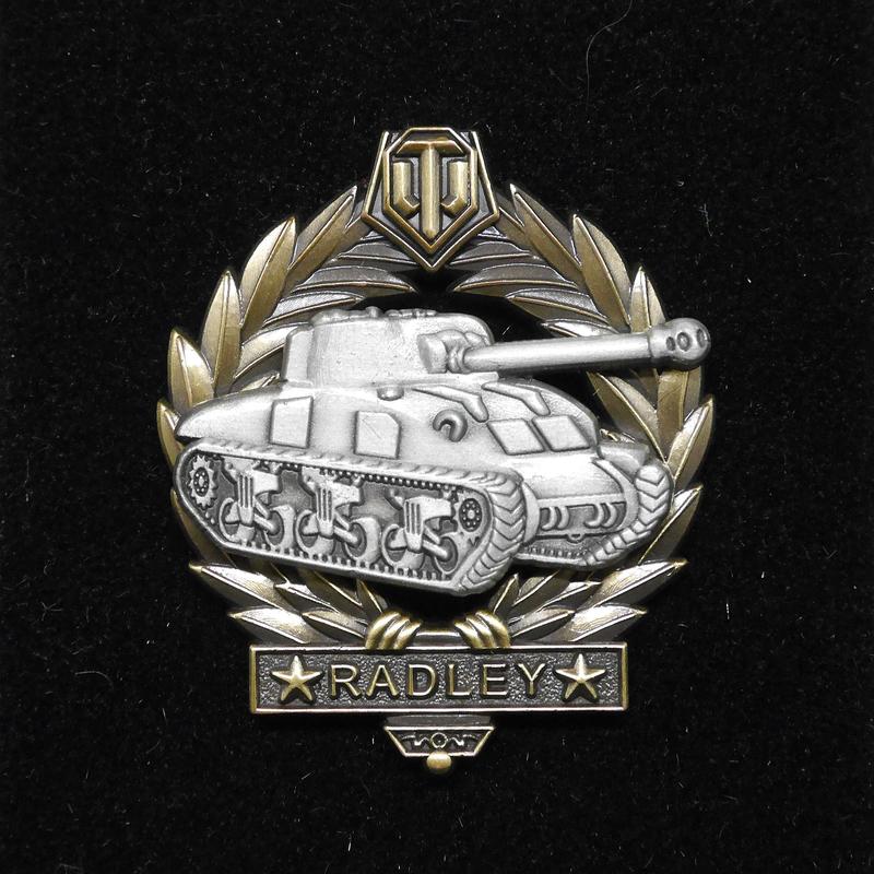 World of Tanks 戰車世界 WOT限量勳章Radley-Walters' Medal(日本攜回)