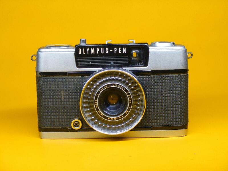 (已售出）Olympus pen ee3 (#4180402) 保固一個月 半格機 底片相機 半格相機