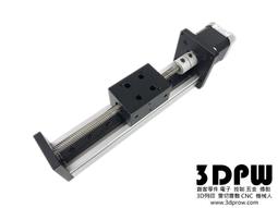 [3DPW] 精密T型螺桿線性滑軌滑台模組 包含42型步進馬...