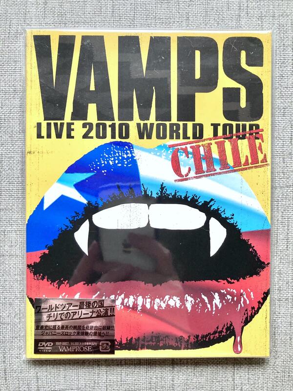 現貨 日版 VAMPS（Hyde）LIVE 2010 WORLD TOUR CHILE DVD<初回生産限定盤>