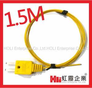 【HOLI】#002　台灣製造 TPK-01-1.5M K-TYPE 熱電偶溫度線  測溫線 1.5米