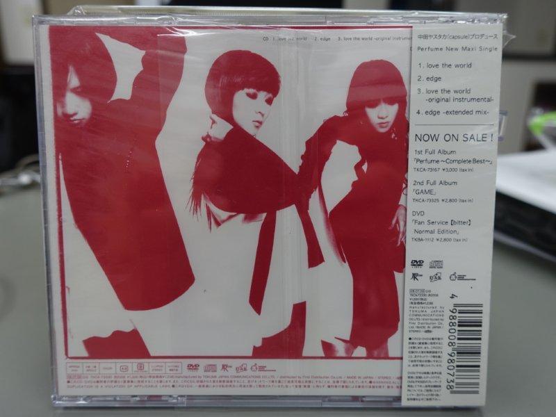 自有收藏日本版Perfume love the world 初回限定盤單曲CD+DVD | 露天市