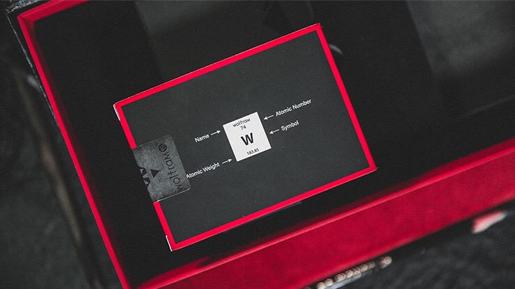 NLimiLimited Edition Wolfram V2 Rouge et Noir Playing Cards