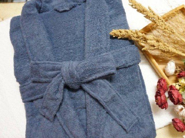 ((偉榮毛巾))台灣製造~純棉連帽/翻領浴袍(XL號)大人浴袍--155cm以上適穿