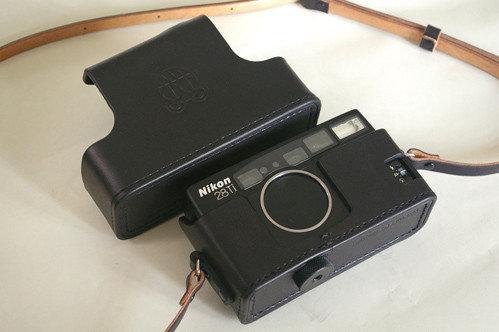 李師傅手製 NIKON 28TI相機專用手工皮套(全套)