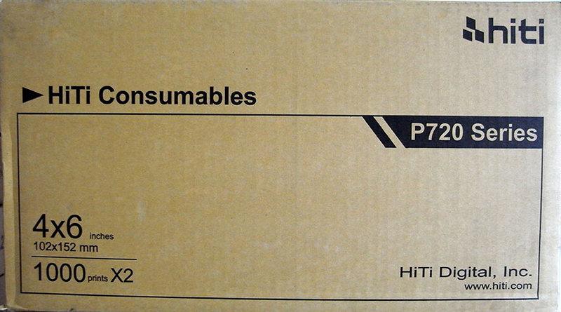 《嘉義批發》HiTi P720L 一箱2000張裝 相紙 - (新包裝)~ (現貨供應)~