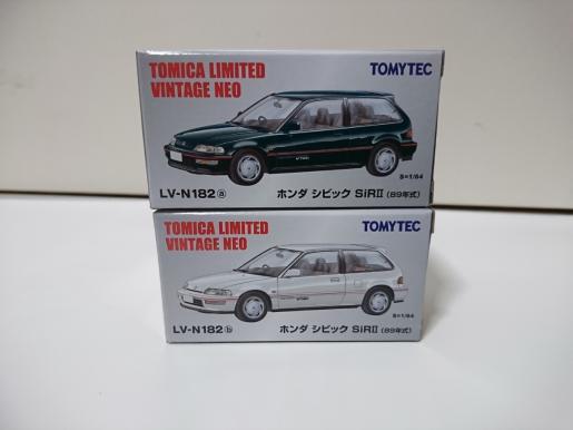 日版 TOMYTEC TLV-N182b Honda CIVIC SiR-II 