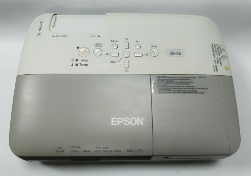 EPSON EB-X6 2200流明LCD投影機（二手品） 外觀優，燈泡亮度高