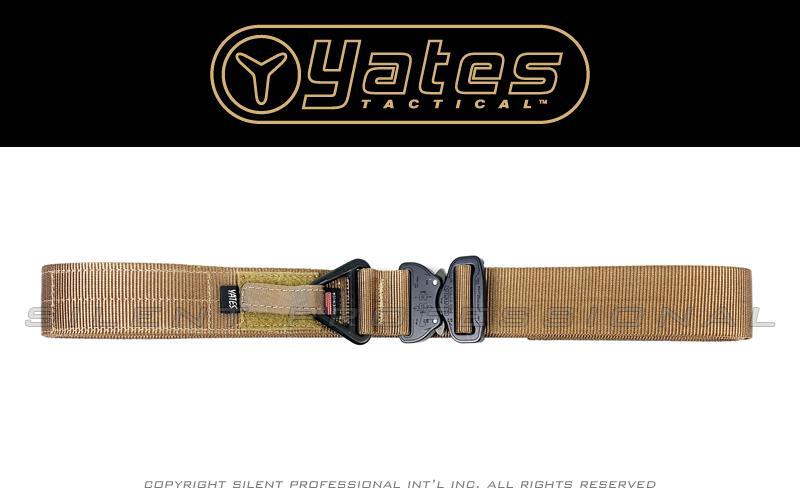 [SPT] Yates 463 CQB 眼鏡蛇金屬快扣1.75英吋雙層加厚垂降腰帶 沙色 現貨中