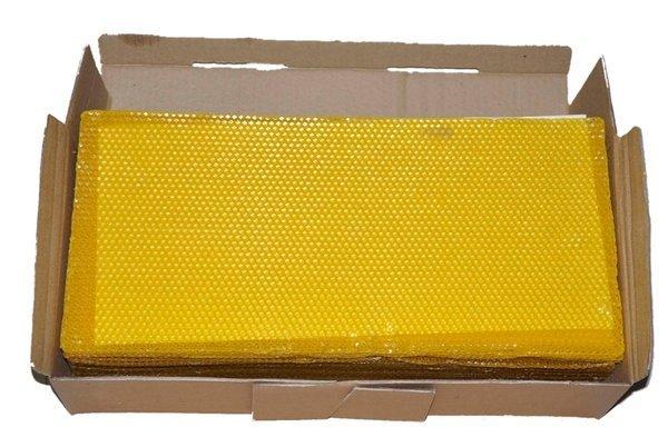 養蜂工具/優質意蜂深房巢礎 不墜脾 耐高溫 蜜蜂接受快 一盒30片=840