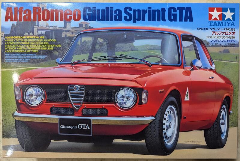 田宮TAMIYA 24188---1/24 Alfa Romeo Giulia Sprint GTA | 露天市集 | 全台最大的網路購物市集