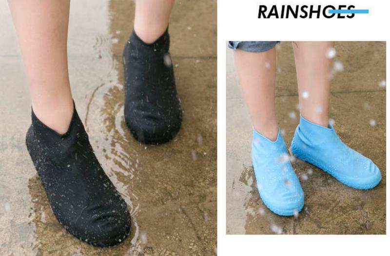 現貨 大人 兒童矽膠防水鞋套 雨鞋套 矽膠鞋套 防滑 加厚耐磨 成人男女便攜防雨水鞋套