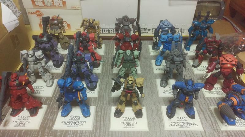 [收藏分享]GFF Gundam fix figuration Zeongrphy 吉翁軍收藏