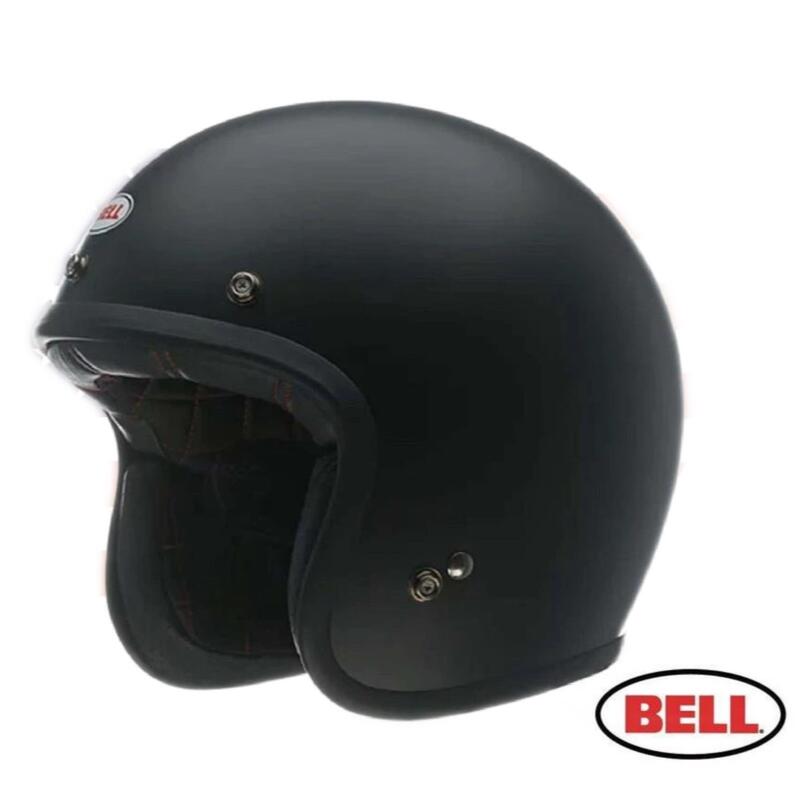 -開關倉庫- Bell CUSTOM 500 SOLID MATTE BLACK 消光黑 3/4罩 半罩 復古帽 亞洲版