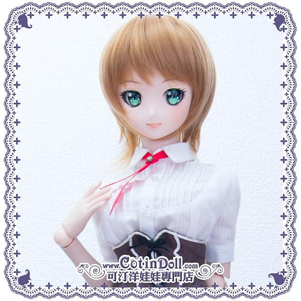 【可汀】Smart Doll / SD / DD 專用耐熱假髮 ADW071S48 摩卡棕