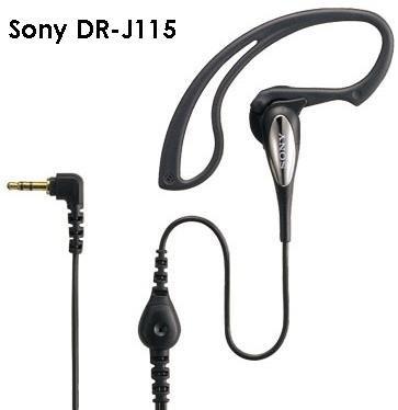 SONY原廠 DR-J115 耳麥,運動型耳機麥克風 耳掛式 通用型無線電話耳機 無線對講機,庫存近全新