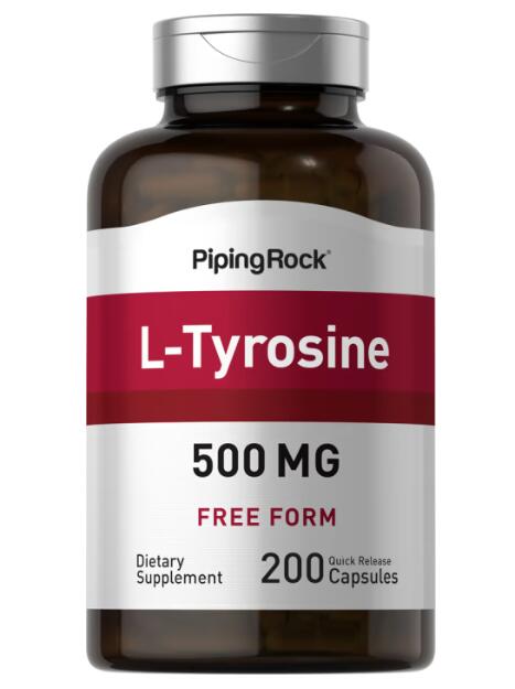【天然小舖】Piping Rock 現貨 L-Tyrosine 左旋酪氨酸 500mg*200顆 -左旋酪胺酸