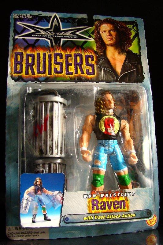 1999 美職摔角 WCW BRUISERS RAVEN 瑞文 SCOTT LEVY　富貴玩具店