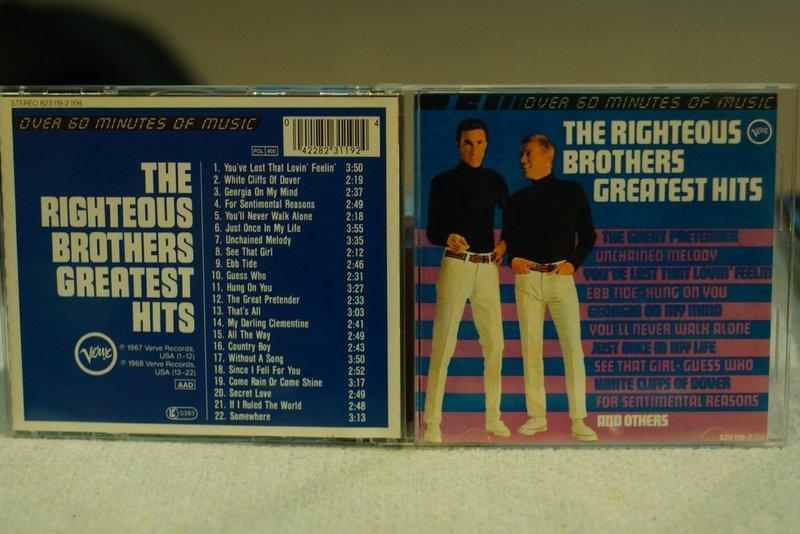 THE RIGHTEOUS BROTHERS GREATEST HITS