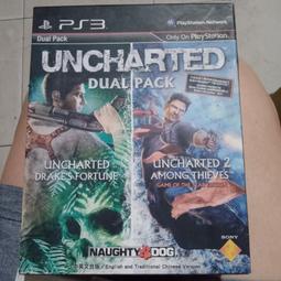 PS3遊戲片UNCHARTED DUAL PACK