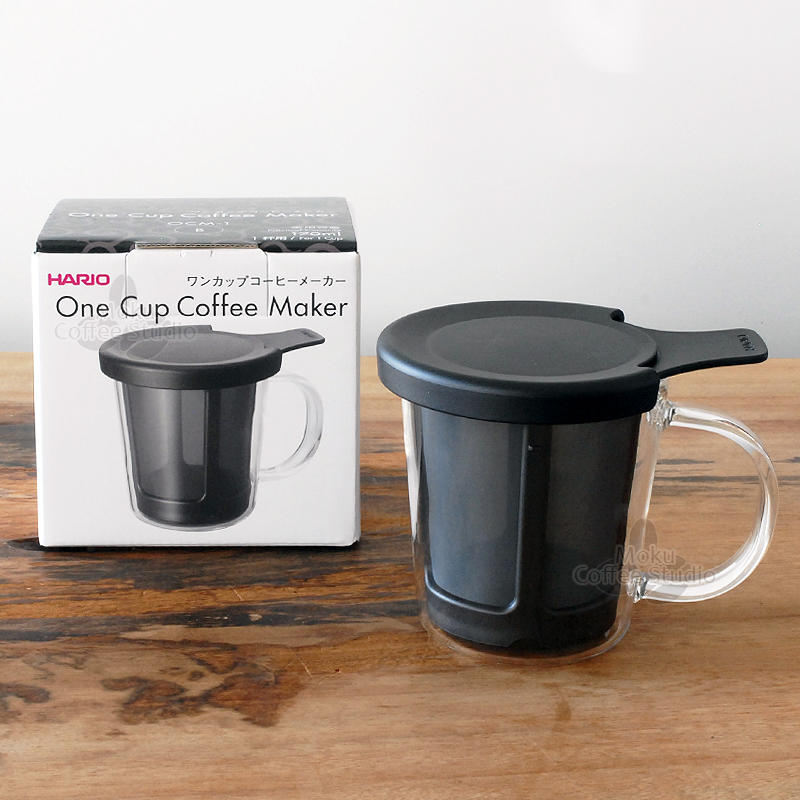 【日本 HARIO】免濾紙 咖啡沖泡杯 OCM-1-B ★3分鐘簡單沖泡好咖啡 One Cup Coffee Maker