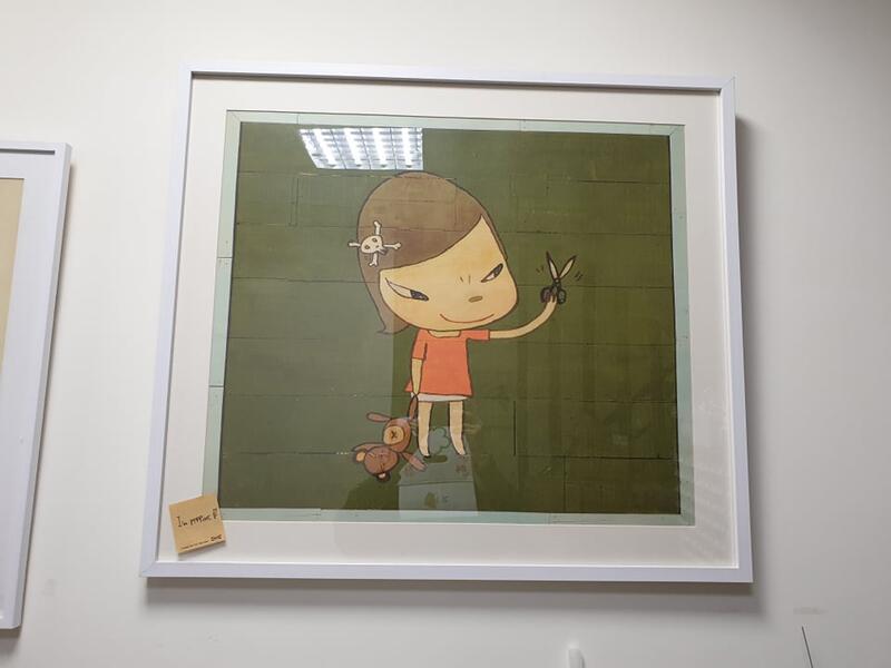 限定】奈良美智 証明あり ダラス美術館 額装込み yoshitomo nara