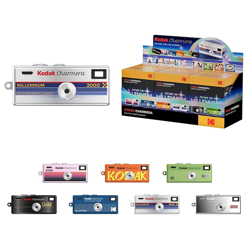 【攝界】現貨 第二彈 千禧版 柯達 Kodak 迷你數位相機 盲盒相機 鑰匙圈 拇指相機 mini 復古 交換禮物