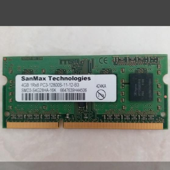 DDR3 -1600 4GB 1Rx8 RAM 筆電記憶體 ddr3 pc3 1.5V 4g nb 非低電壓