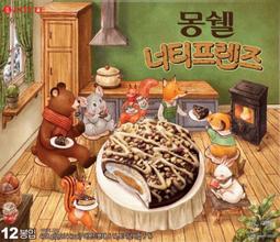 韓國Lotte 太妃糖杏仁堅果巧克力派12 入（34g x 12 ）